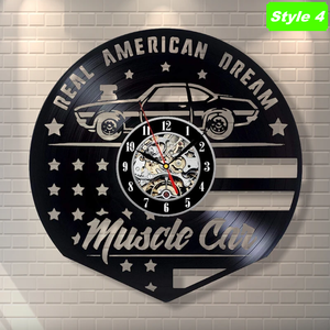 Mustang Wall Clock