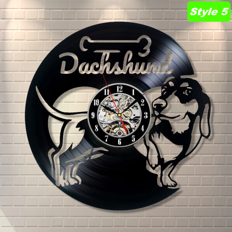 Dachshund Wall Clock