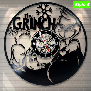 The Grinch Christmas Wall Clock