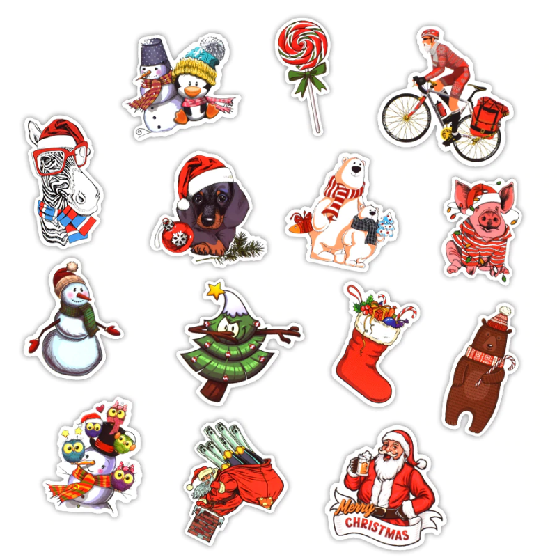 Merry Christmas Gifts Stickers