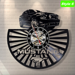 Mustang Wall Clock