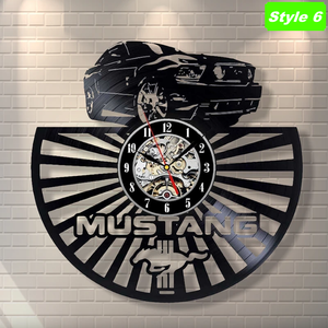 Mustang Wall Clock