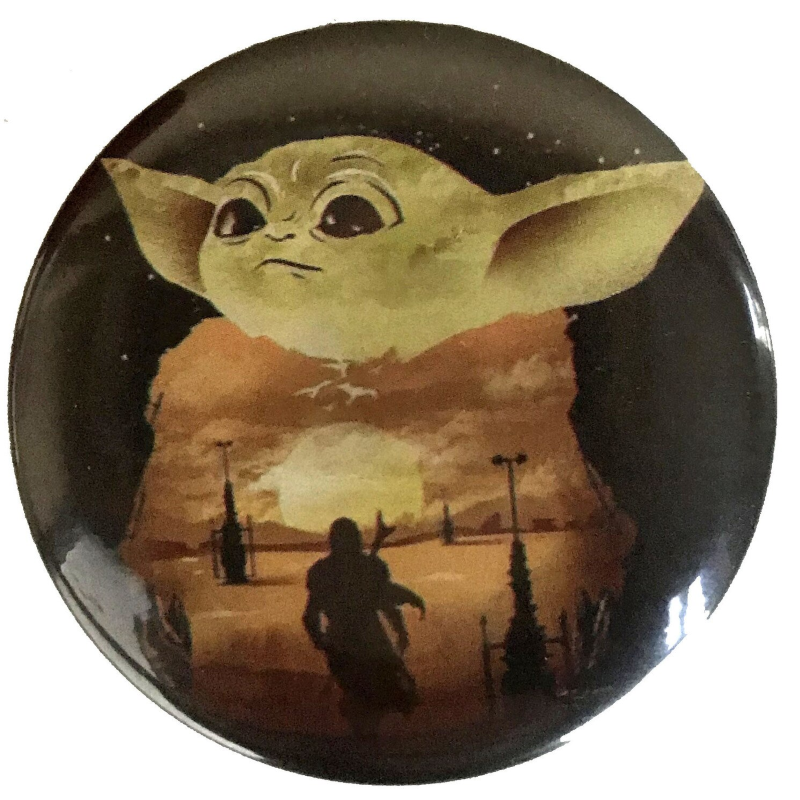 Baby Yoda Badge Pin