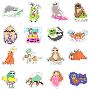 Lazy Sloth Stickers