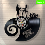 Jack Skellington Love Sally Wall Clock