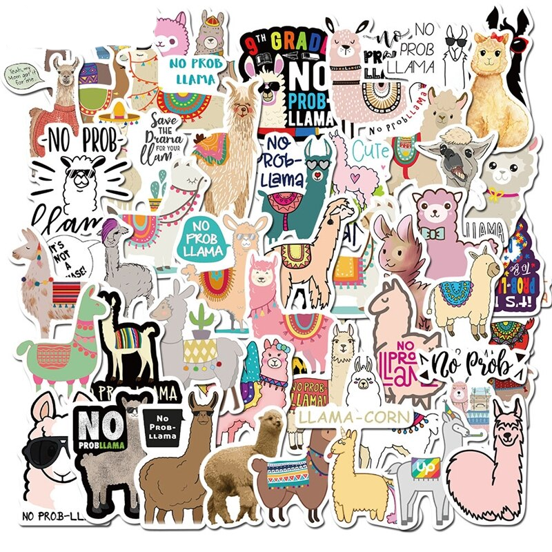 Alpaca Lama Alpacos Stickers