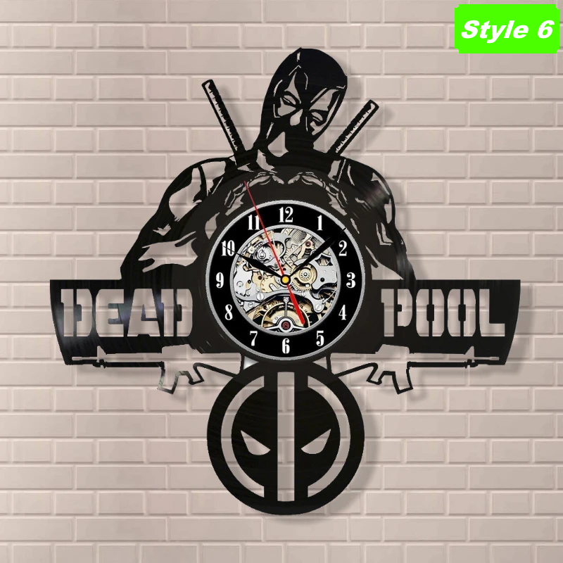 Deadpool Wall Clock