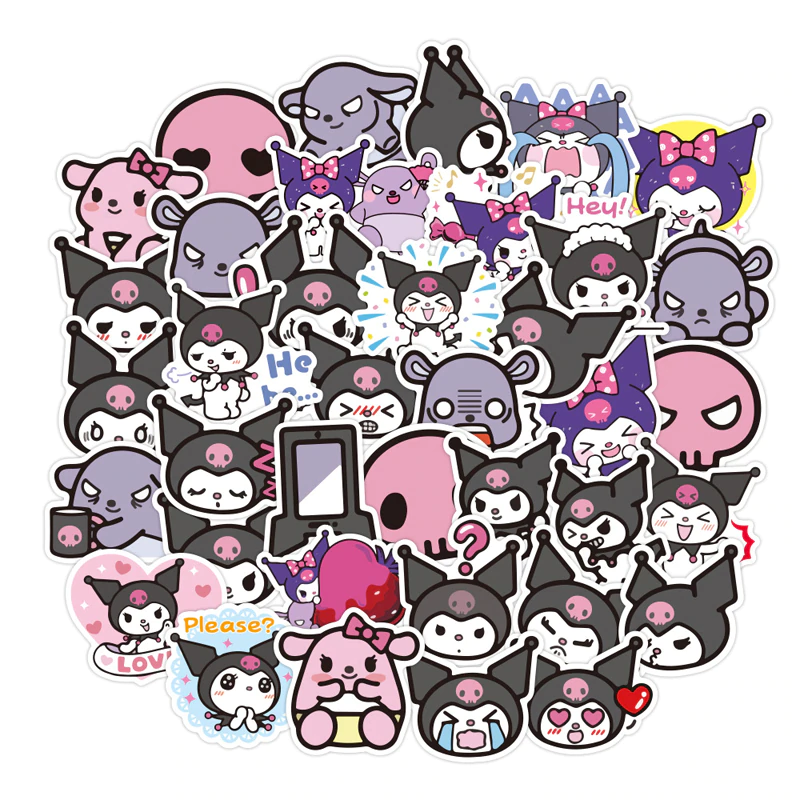 Kuromi Cute Anime Stickers