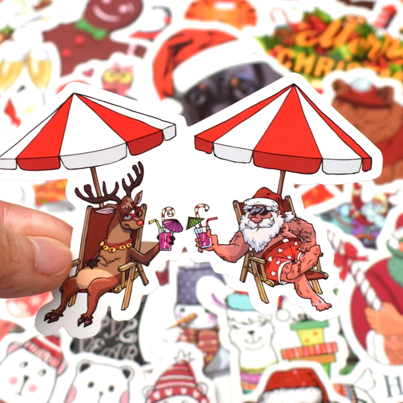 Merry Christmas Gifts Stickers