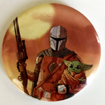 Baby Yoda Badge Pin