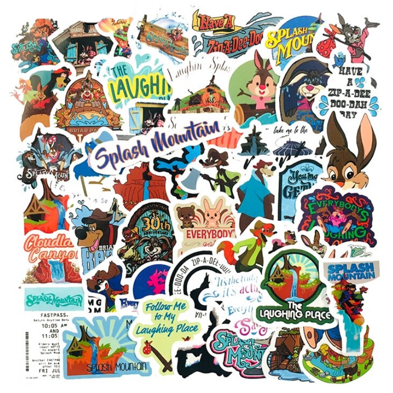 Splash Mountain Stickers