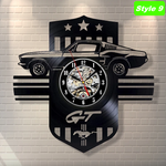 Mustang Wall Clock