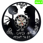 Jack Skellington Love Sally Wall Clock