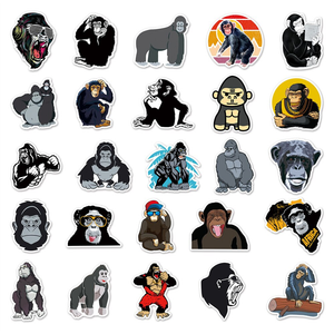 Chimpanzee Gorilla Stickers