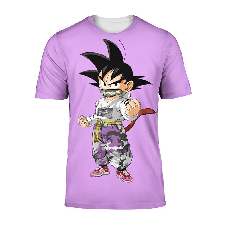 Dragon Ball Goten Purple Cool T-Shirt