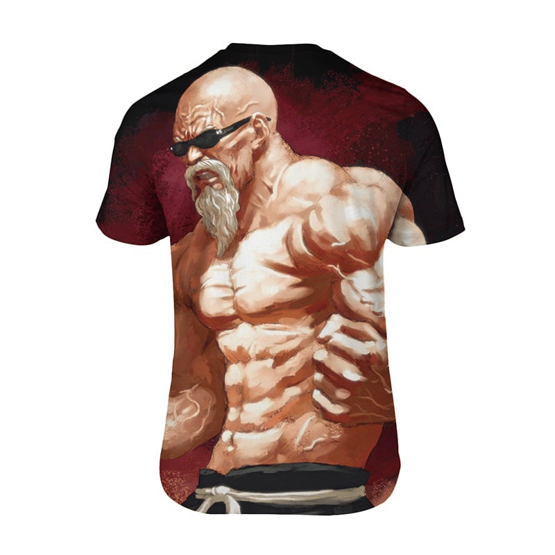 Dragon Ball Master Roshi Muscle 3D T-Shirt