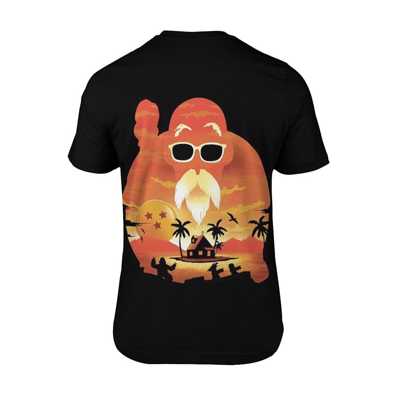 Dragon Ball Master Roshi Sunset Cool T-Shirt