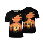 Dragon Ball Sunset Cool T-Shirt