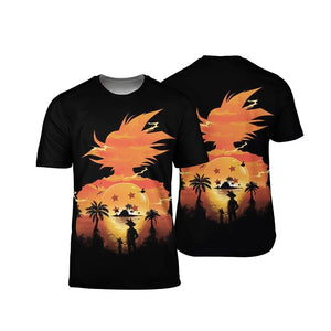 Dragon Ball Sunset Cool T-Shirt