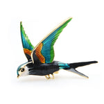 Bird Enamel Flying Swallow Brooch Pins Gift