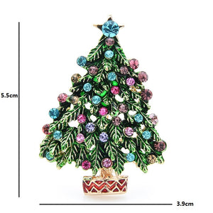 Christmas Tree Office Enamel Brooch Pins Gifts