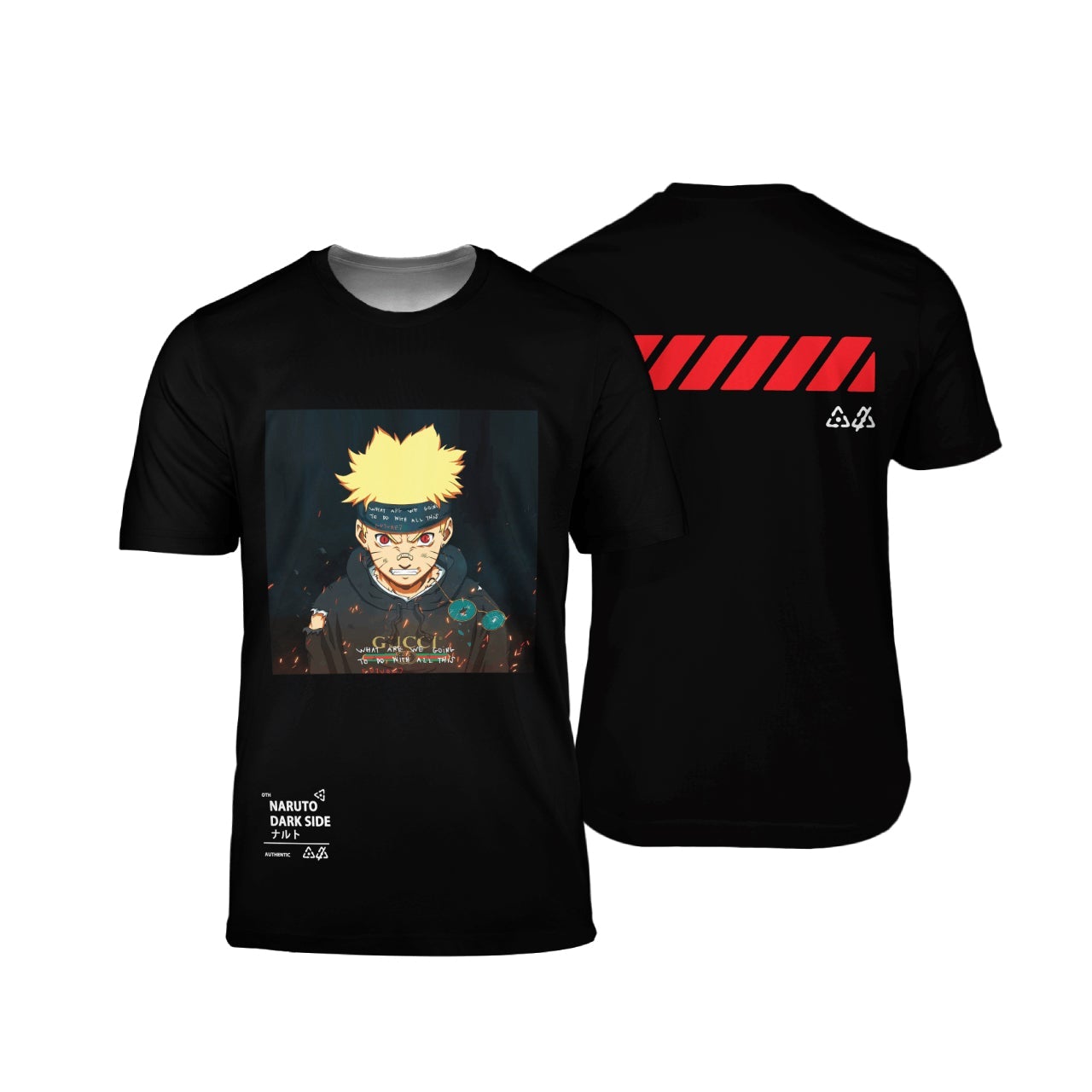 Naruto Dark Side Black Cool T-Shirt & Hoodie