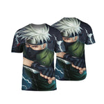 Naruto Kakashi Hatake Abilities 3D T-Shirt