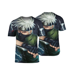 Naruto Kakashi Hatake Abilities 3D T-Shirt