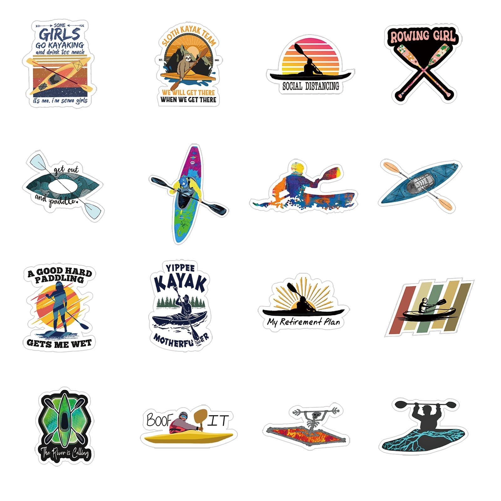 Kayak Stickers