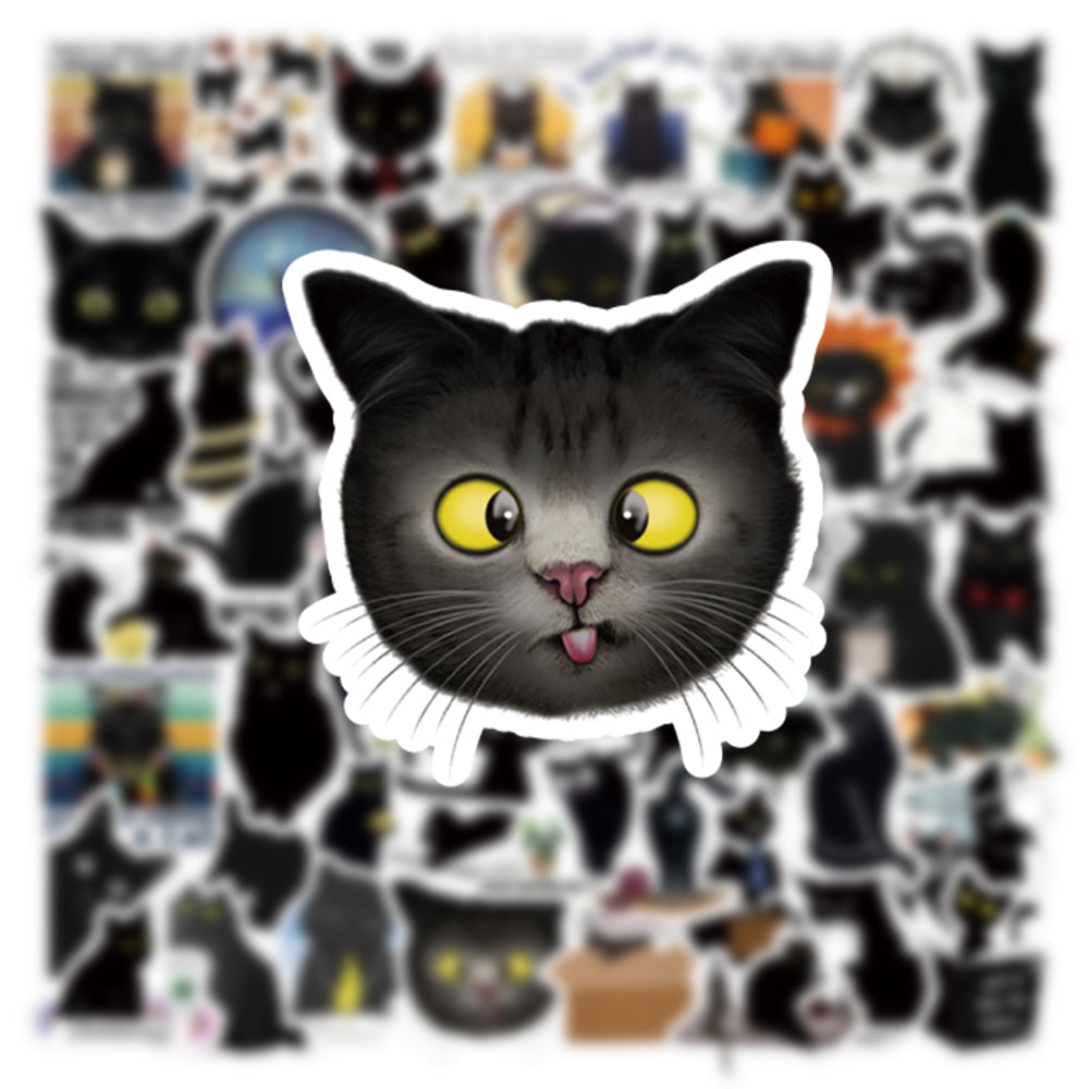 Black Cat Stickers