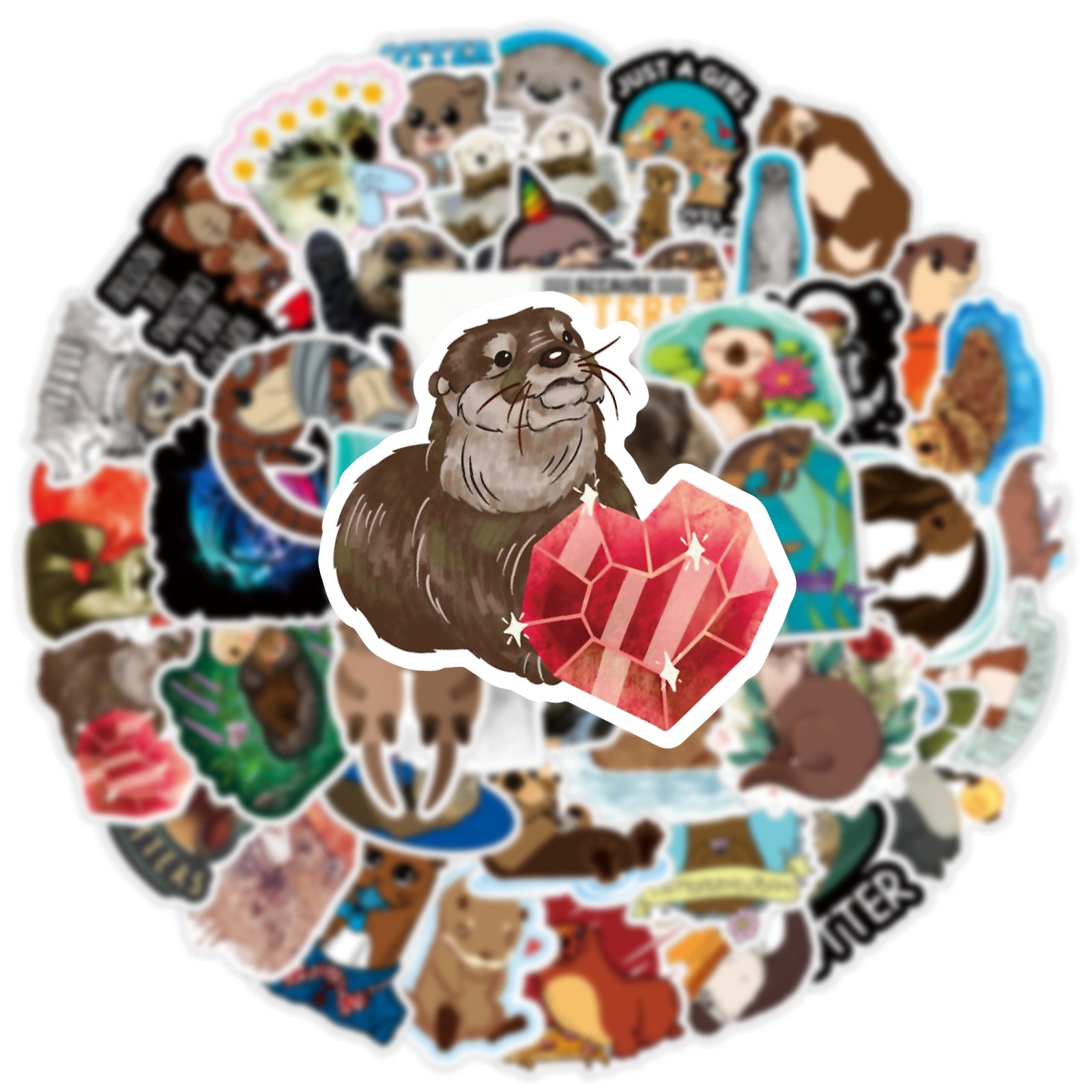 Otter Stickers