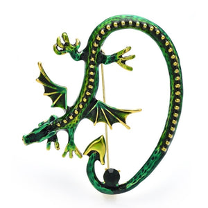 Lovely Dragon Enamel Brooch Pins Gifts