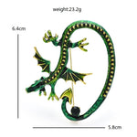 Lovely Dragon Enamel Brooch Pins Gifts