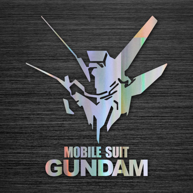 Gundam car two-dimensional laser stickers