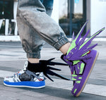 Gundam Casual Side Wings Lace Up Cool Colors Luxury Sneakers