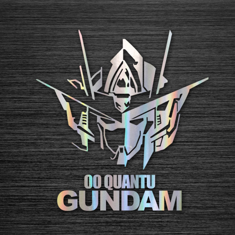 Gundam car two-dimensional laser stickers