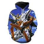 Gundam 3D Printed Hoodie