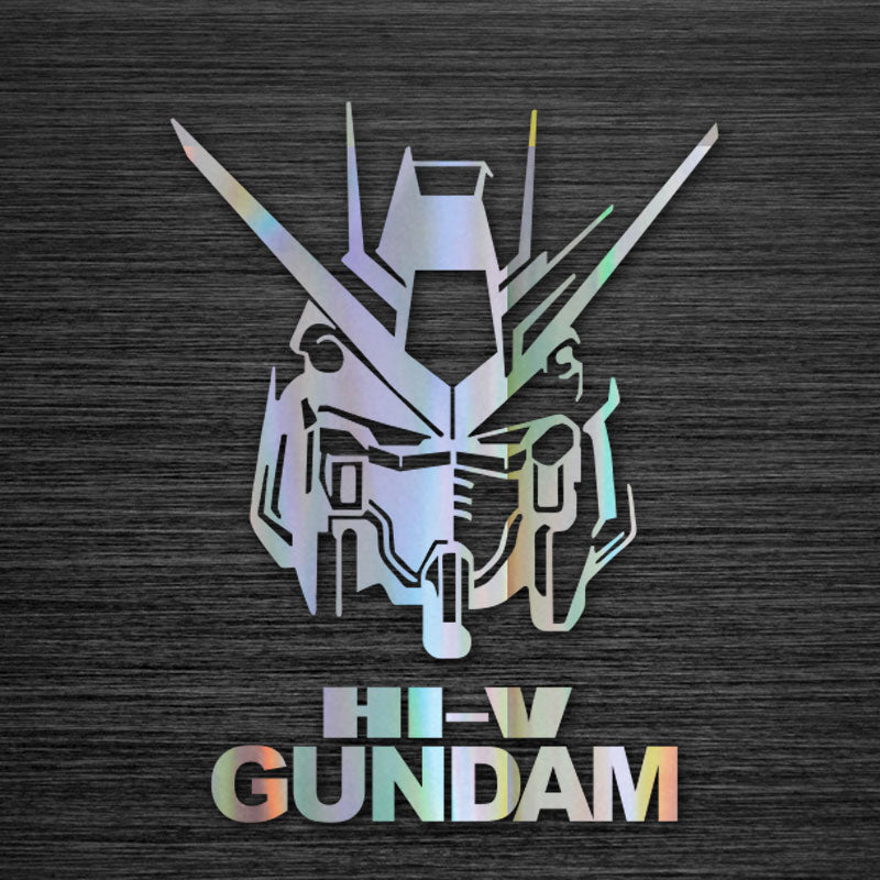 Gundam car two-dimensional laser stickers