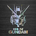 Gundam car two-dimensional laser stickers