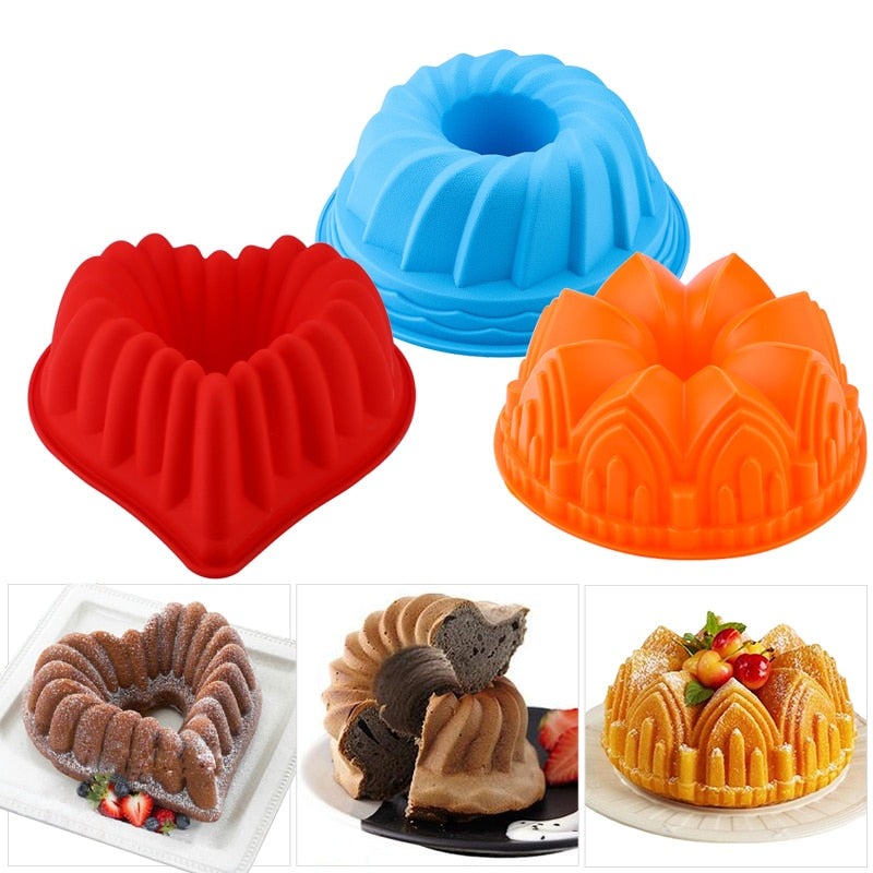 Pastry Cake 3D Shape Silicone Mold