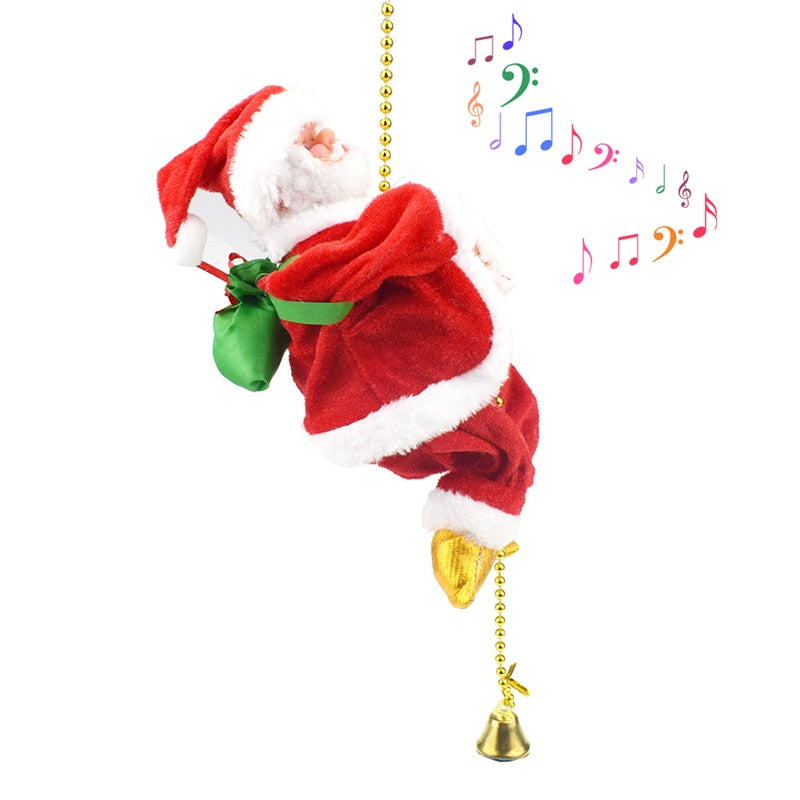 Santa Claus Climbing Christmas Gift Toy