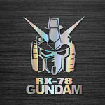 Gundam car two-dimensional laser stickers