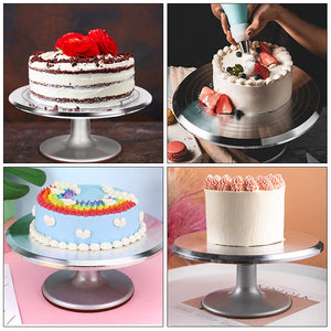 Turntable Cake Set Rotating Cake Stand Tools 6Pcs/set