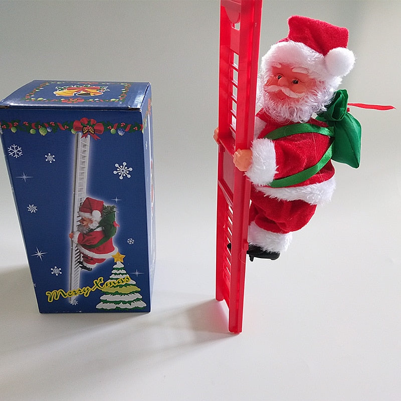 Santa Claus Climbing Christmas Gift Toy