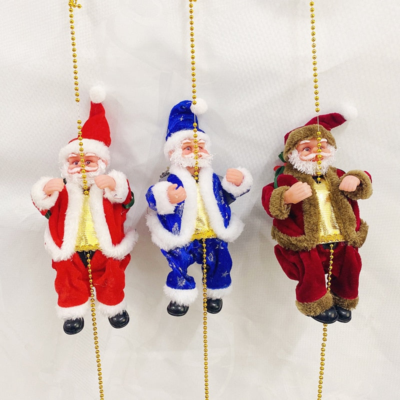 Santa Claus Climbing Christmas Gift Toy