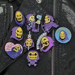 Skeletor Purple Enamel Pin