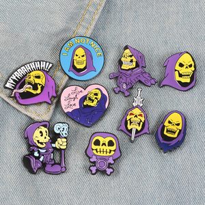 Skeletor Purple Enamel Pin