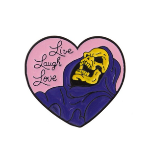 Skeletor Purple Enamel Pin