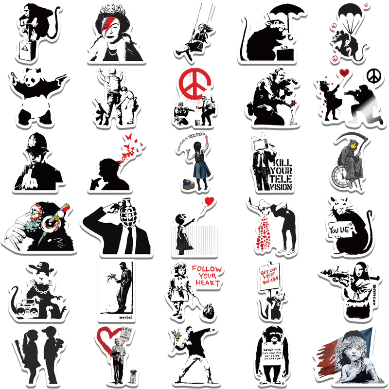 Banksy Stickers