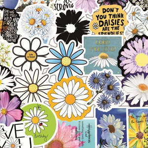 Daisy Flowers Stickers